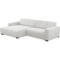 Canapé d'angle profondeur réglable AUSTINI tissu de qualité blanc cassé 4 places, angle gauche (vu de face) Canapé d'angle profondeur réglable AUSTINI tissu de qualité blanc cassé 4 places, angle gauche (vu de face)