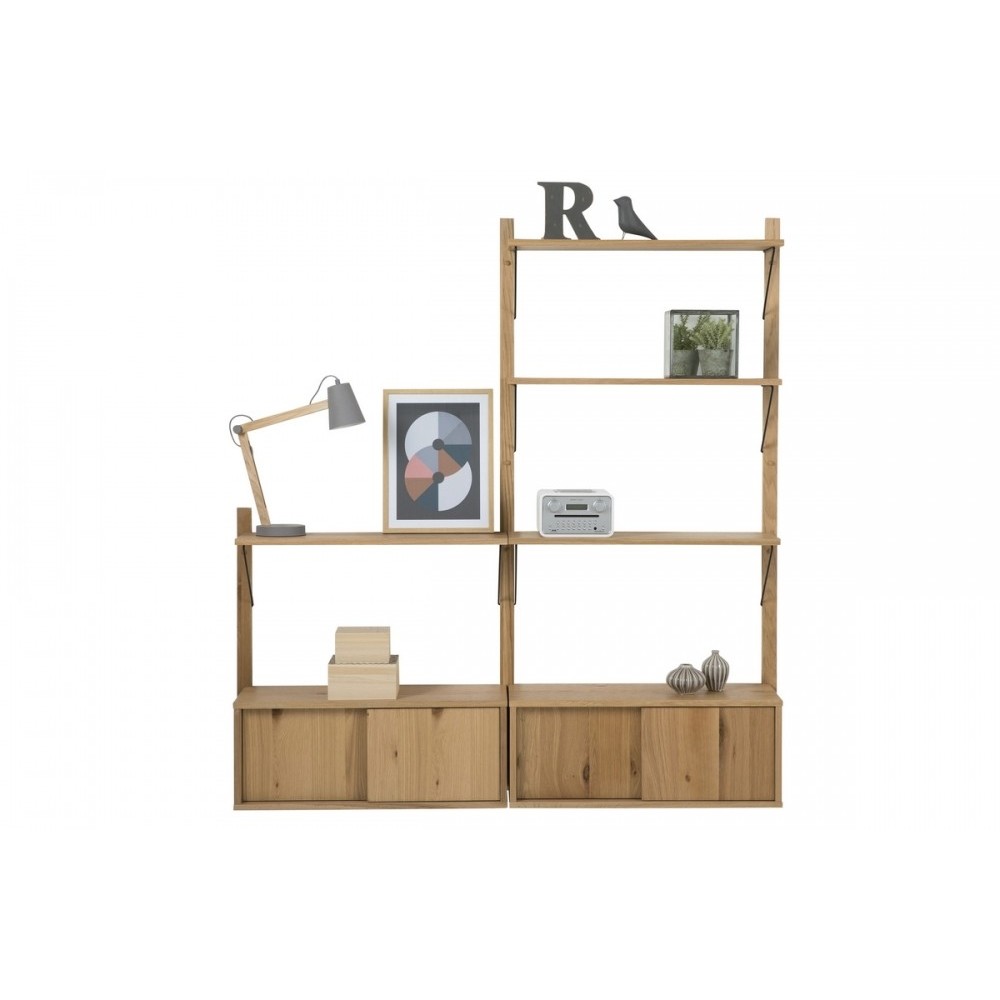 Etagère murale décorative et pratique, DENZEL, Bois