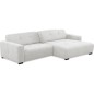 Canapé d'angle profondeur réglable AUSTINI tissu de qualité blanc cassé 4 places, angle droit (vu de face) Canapé d'angle profondeur réglable AUSTINI tissu de qualité blanc cassé 4 places, angle droit (vu de face)