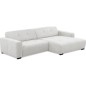 Canapé d'angle profondeur réglable AUSTINI tissu de qualité blanc cassé 4 places, angle droit (vu de face) Canapé d'angle profondeur réglable AUSTINI tissu de qualité blanc cassé 4 places, angle droit (vu de face)
