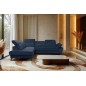 Canapé d'angle convertible en velours luxe - 5 places, SIENNA, bleu foncé, angle gauche Canapé d'angle convertible en velours luxe - 5 places, SIENNA, bleu foncé, angle gauche