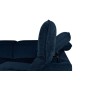 Canapé d'angle convertible en velours luxe - 5 places, SIENNA, bleu foncé, angle gauche Canapé d'angle convertible en velours luxe - 5 places, SIENNA, bleu foncé, angle gauche