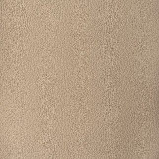 Lit design en cuir italien de luxe AURENE, beige, 140x200