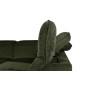 Canapé d'angle convertible en velours luxe - 5 places, SIENNA, vert foncé, angle gauche Canapé d'angle convertible en velours luxe - 5 places, SIENNA, vert foncé, angle gauche