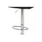 Tabouret design en simili cuir noir, CASTA