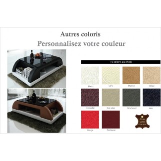 Table basse design VALINA, personnalisé
