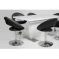 Lot de 2 chaises design noires, PLAZZA