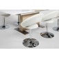 Lot de 2 chaises design blanches, PLAZZA