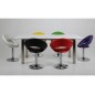 Lot de 2 chaises design blanches, PLAZZA