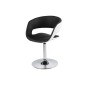 Chaise design bicolore noir et blanc, GRETA