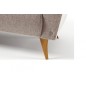 Canapé 2 places en tissu de qualité LACINI, beige