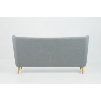 Canapé 3 places en tissu de qualité KASTEL, gris