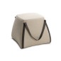 Un pouf carré en cuir STEIN, Personnalisé