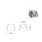 Un pouf carré en cuir STEIN, Personnalisé