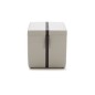 Un pouf carré en cuir GOHA, Personnalisé