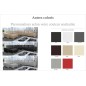 Canapé d'angle convertible ASTORE en simili cuir de qualité, personnalisé, 7/8 places, angle droit