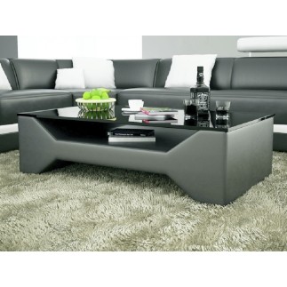 Table basse LINA design gris foncé