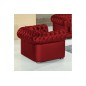 Fauteuil 1 place en cuir italien CHESTERFIELD, personnalisé