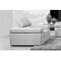 Fauteuil 1 place en cuir italien ALONSO, blanc