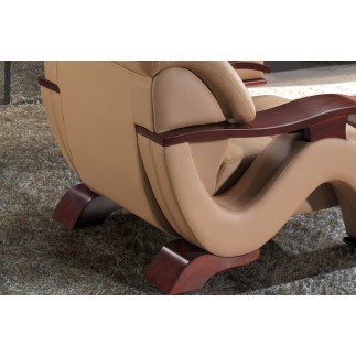 Fauteuil 1 place en cuir supérieur luxe haut de gamme italien TENTATION, beige