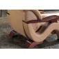 Fauteuil 1 place en cuir supérieur luxe haut de gamme italien TENTATION, beige