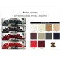 Canapé d'angle en cuir italien 8 places ALMERA avec tétières, personnalisé, angle gauche Canapé d'angle en cuir italien 8 places ALMERA avec tétières, personnalisé, angle gauche