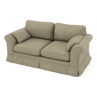 Canapé 3 places en tissu de qualité HUSTON, beige