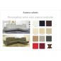 Canapé d'angle ARTISTE en cuir haut de gamme italien vachette, couleur personnalisée, 5/6 places, angle droit