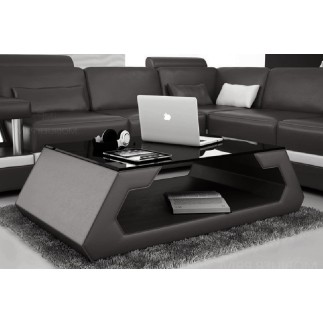 Table basse design ALMA, noir.