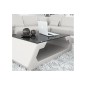 Table basse design ALMA, noir, 140×70×45 cm