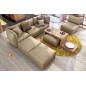 Canapé modulable d'angle en tissu MODULA, beige foncé