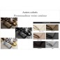 Canapé modulable d'angle en tissu MODULA, couleur personnalisée