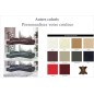 Canapé d'angle en cuir luxe italien 5/6 places BELISSIMO, couleur personnalisée, angle gauche Canapé d'angle en cuir luxe italien 5/6 places BELISSIMO, couleur personnalisée, angle gauche