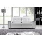 Canapé 3 places en cuir Prestige luxe haut de gamme italien MATIGNON, blanc