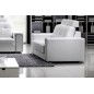 Canapé 3 places en cuir Prestige luxe haut de gamme italien MATIGNON, blanc