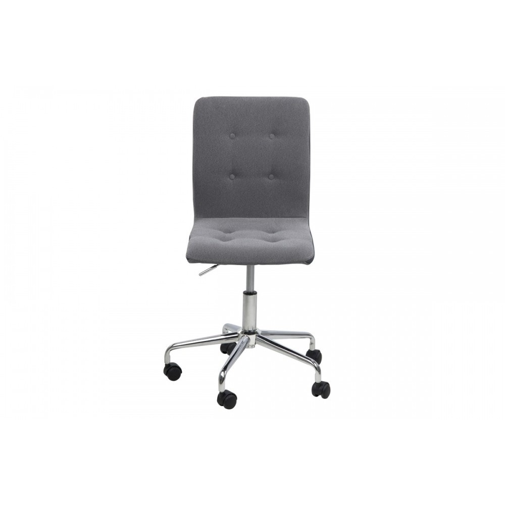 Chaise de bureau confortable en tissu de qualité FREESTYLE, gris, Gris clair