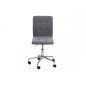 Chaise de bureau confortable en tissu de qualité FREESTYLE, gris, Gris clair