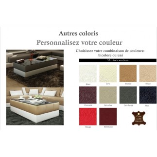 Table basse design ZEINA, personnalisée