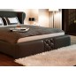 Lit design en cuir italien de luxe VEGAS, chocolat, 180x200 Lit design en cuir italien de luxe VEGAS, chocolat, 180x200