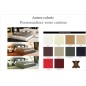 Lit design en cuir italien de luxe VEGAS, couleur personnalisée, 180x200 Lit design en cuir italien de luxe VEGAS, couleur personnalisée, 180x200