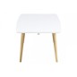 Table basse très tendance design en bois, ELSA, Blanc