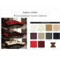 Canapé d'angle en cuir italien 5 places , VERDI, couleur personnalisée, angle droit Canapé d'angle en cuir italien 5 places , VERDI, couleur personnalisée, angle droit