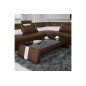 Table basse design SIARA, chocolat