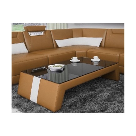 Table basse design SIARA, marron
