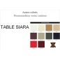 Table basse design SIARA, couleurs personnalisées