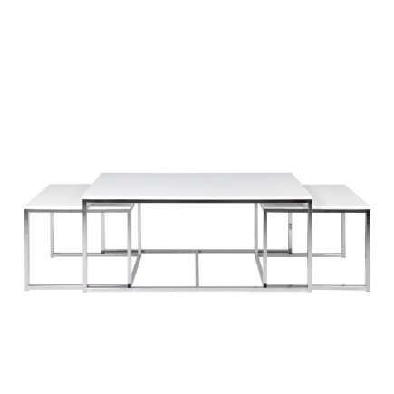 Ensemble de 3 tables basses contemporaines COSTA