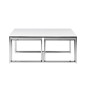 Ensemble de 3 tables basses contemporaines COSTA, Blanc
