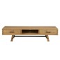 Meuble TV contemporain en bois massif, STERN