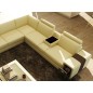 Canapé d'angle en cuir luxe italien 5/6 places XERUS, cuir haut de gamme italien vachette. Cuir Prestige luxe. Ecru et chocolat, Canapé d'angle en cuir luxe italien 5/6 places XERUS, cuir haut de gamme italien vachette. Cuir Prestige luxe. Ecru et chocolat,