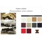 Canapé d'angle en cuir luxe italien 5/6 places XERUS, cuir haut de gamme italien vachette. Cuir Prestige luxe. Couleurs personna